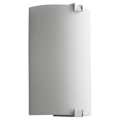 Siren 12.5-Inch LED Glass Wall Sconce in Chrome by Oxygen Lighting