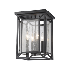 Braum Bronze Flush Mount by Z-Lite