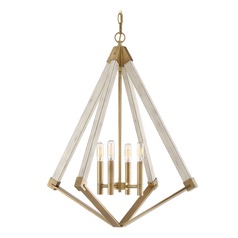 View Point Pendant in Weathered Brass by Quoizel Lighting