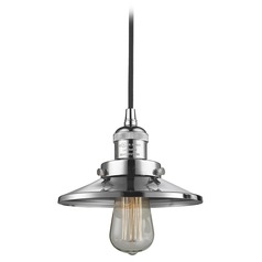 Railroad Polished Chrome Mini Pendant by Innovations Lighting