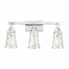 Albany 24-Inch Vanity Light in Polished Chrome by Savoy House