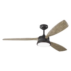 Destin 57-Inch LED Fan in Aged Pewter by Visual Comfort & Co Fan Collection