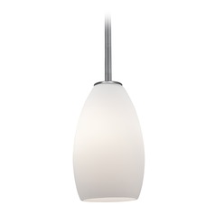 Champagne Brushed Steel LED Mini Pendant by Access Lighting