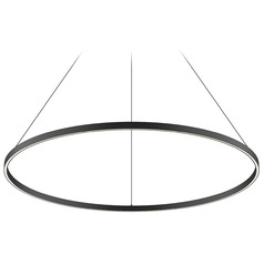Cerchio Black LED Pendant by Kuzco Lighting