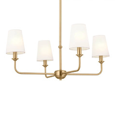 Pallas 4-Light Chandelier in Brushed Natural Brass by Kichler Lighting