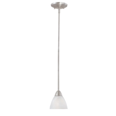 Tia Mini Pendant in Matte Nickel by Thomas Lighting