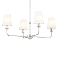 Pallas 4-Light Chandelier in Polished Nickel by Kichler Lighting