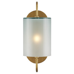 Currey and Company Glacier Brass Sconce