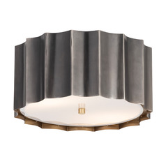 Maxim Lighting Allegra Gunmetal & Gold Flushmount Light