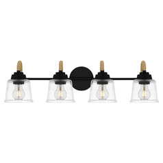 Quoizel Lighting Seabreeze Matte Black Bathroom Light