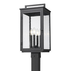 Z-Lite Hartwell Sand Black Post Light