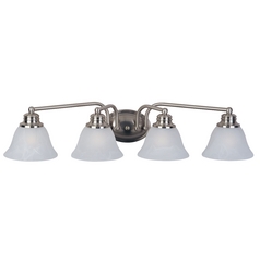 Malaga Satin Nickel Bathroom Light by Maxim Lighting