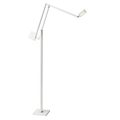 Adesso Home Cooper Matte White LED Swing Arm Lamp