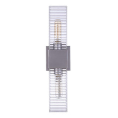 Ridge Satin Aluminum Outdoor Wall Light by Craftmade Lighting