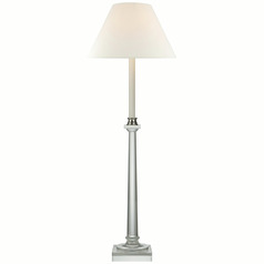 Chapman & Myers Swedish Column Crystal Buffet Lamp by VC Signature