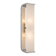 Abbott 18.75-Inch Wall Sconce in Polished Nickel by Alora Lighting