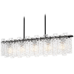 Quoizel Lighting Caspian Matte Black Island Light