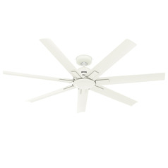 Hunter Fan Company Downtown Matte White Ceiling Fan Without Light