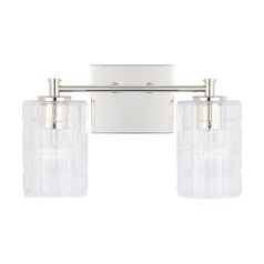 Emerson 15-Inch Vanity Light in Polished Nickel by Capital Lighting