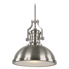 Cresswell Series Brushed Nickel Pendant by Matteo Lighting