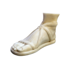 Greek Foot Relic in Antique White by Currey & Company
