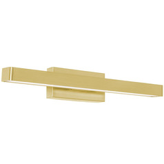 Afx Lighting Brock Satin Brass LED Vertical Bathroom Light