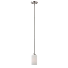 Pittman Mini Pendant in Brushed Nickel by Thomas Lighting