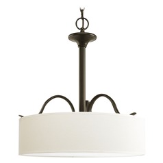 Inspire Drum Pendant in Antique Bronze by Progress Lighting