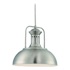 Polished Steel Pendant by Lite Source Lighting