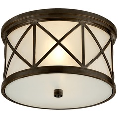 Suzanne Kasler Montpelier Flush Mount in Bronze by Visual Comfort Signature