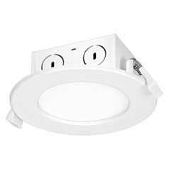 8.5W LED Direct Wire Downlight Edge-Lit 4-Inch 5000K 120V Dimmable by Satco Lighting