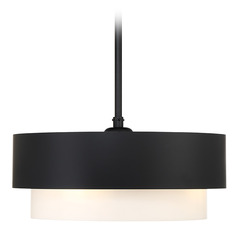 Savoy House Lighting Diana Matte Black LED Ceiling Fan with Light