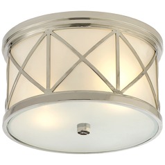 Suzanne Kasler Montpelier Flush Mount in Nickel by Visual Comfort Signature