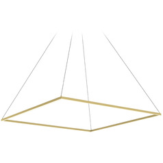 Piazza Brushed Gold LED Pendant by Kuzco Lighting