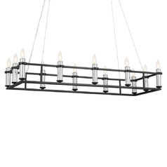 Rosalind Linear Chandelier in Black by Kichler Lighting