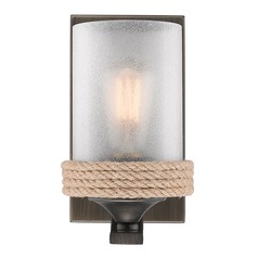 Chatham Wall Sconce in Gunmetal Bronze by Golden Lighting