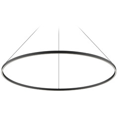 Cerchio Black LED Pendant by Kuzco Lighting