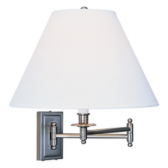 Kinetic Brushed Chrome Swing Arm Lamp by Robert Abbey