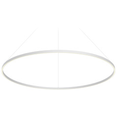Cerchio White LED Pendant by Kuzco Lighting