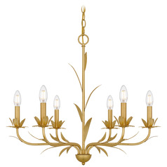 Quoizel Lighting Maria Gold Leaf Chandelier