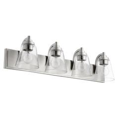 Satin Nickel Bathroom Light by Quorum Lighting