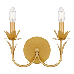 Quoizel Lighting Maria Gold Leaf Sconce