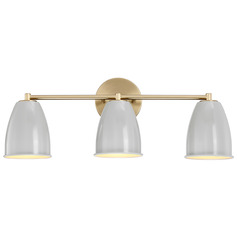Designers Fountain Biba Brushed Gold Bathroom Light
