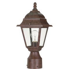 Briton Old Bronze Post Light by Nuvo Lighting