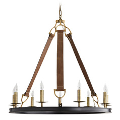Chaney 33-Inch Chandelier in Bronze by Arteriors Home