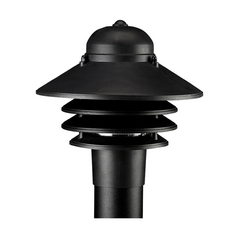 Newport Acrylic Post Light in Black by Progress Lighting