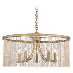 Marilyn 25-Inch Chandelier in Peruvian Gold by Golden Lighting