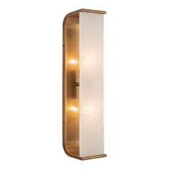 Abbott 18.75-Inch Wall Sconce in Vintage Brass by Alora Lighting