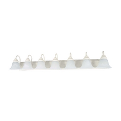 Bathroom Light in Textured White by Nuvo Lighting
