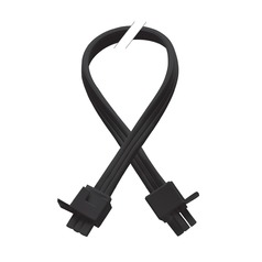 Black 24-Inch Interconnect Cable for Light Barby WAC Lighting